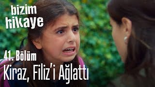 Kiraz Filizi ağlattı  Bizim Hikaye 41 Bölüm [upl. by Ahsela]