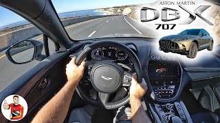 The Aston Martin DBX 707 Fights Physics Better Than Any SUV POV Drive Review [upl. by Arraeit]