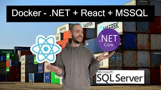 Docker Compose with NET 8 React and MSSQL [upl. by Otit]