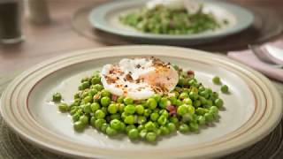 Receta de Guisantes con huevo jamón y trufas  Findus España [upl. by Bernadina]