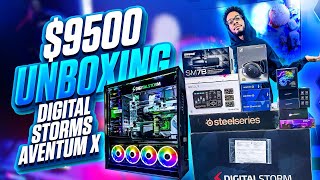 UNBOXING  Digital Storms Aventum X 9500 Custom PC Build [upl. by Isyad]