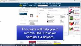 DNS Unlocker version 14 dnsnewvilleexe virus removal [upl. by Bennie]