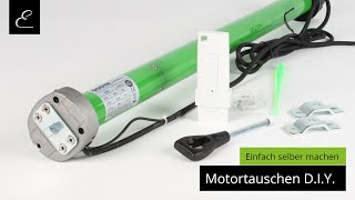 Voll Kassetten Markise Markisen Motor tauschen  DIY [upl. by Inimod22]