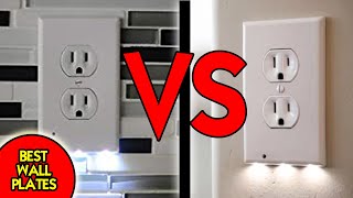 BEST WALL PLATES  SnapPower Guidelight VS Transacore Guidelight LED Outlet NightLight Comparison [upl. by Ecnedac]