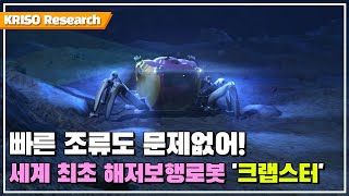 빠른 조류도 문제없어 세계 최초 해저보행로봇 크랩스터 [upl. by Suiradel]