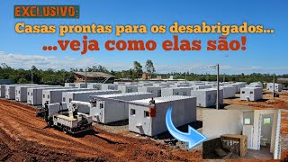 🔴EXCLUSIVO 21102024  CASAS SENDO ENTREGUES AOS DESABRIGADOS DA ENCHENTE NO RIO GRANDE DO SUL [upl. by Rriocard]