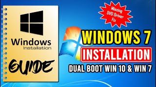 How To Install Windows 7 From USB FlashPen Drive  Dual Boot Windows 10 and Windows 7 [upl. by Ransom709]