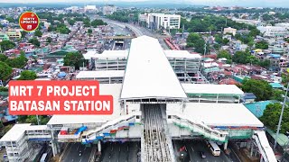 MRT 7 PROJECT UPDATE Batasan Station Commonwealth Quezon City  Build Better More  Dotr [upl. by Akina36]