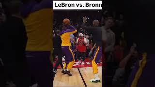 LEBRON VS BRONNY 🔥🔥🔥 shorts [upl. by Semreh]