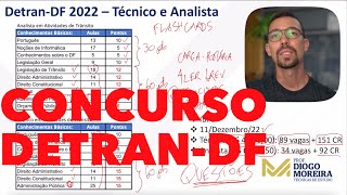 Concurso DetranDF 2022 Análise do edital e dicas de estudo [upl. by Ahsoj87]