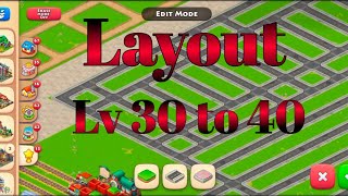 Township Design Ideas  Lv 30 to 40  Layout plan [upl. by Leilani]