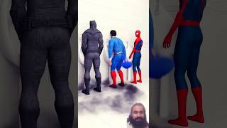 batman vs superman vs spiderman spiderman dcanimation funny batmanvsironman superman shorts [upl. by Krug681]