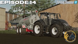 Epandage de lisier   EARL de la vache dor EP14 Série RP  Farming Simulator 22 [upl. by Kreiker609]