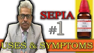 Sepia in Hindi Part 1  Uses amp Symptoms by Dr P S Tiwari [upl. by Ardiek]