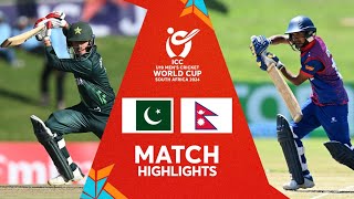 Australia v Pakistan  Semifinal Match Highlights  U19 CWC 2024 [upl. by Moyna]