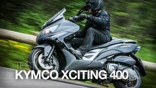 TEST  KYMCO XCITING 400i Un Tmax made in Taïwan [upl. by Droffig]