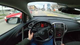 Opel Astra J 17 CDTI 2011 POV Driving City Onboard [upl. by Klug]