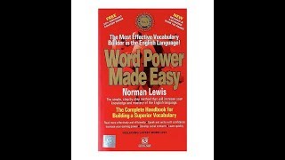 word power made easy by Norman lewis session 4 with Amit kumar gupta [upl. by Carmena824]