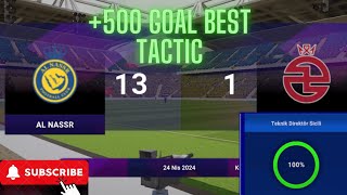 sm25 SOCCER Manager invincibility tactic best tactic  500 gol yenilmezilk taktiği sm25 [upl. by Yenaffit]