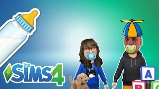 Sims 4  YOUTUBER TODDLERS  StacyPlays and AshDubh [upl. by Alleoj]