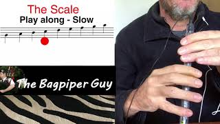 Step 1 of 10  Learn the Bagpipe Scale [upl. by Domineca]