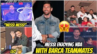 🤯MESSI Shocks NBA Crowd with Unexpected Big Screen Appearance [upl. by Medorra339]