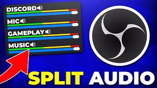 Separate Audio Tracks in OBS Split Discord Music Game Sound [upl. by Goldwin]