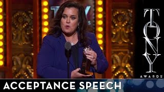 2014 Tony Awards  Rosie ODonnell  Isabelle Stevenson Award [upl. by Cavanagh]