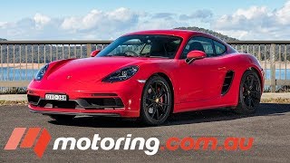 2018 Porsche 718 Cayman GTS Review  motoringcomau [upl. by Vinita545]