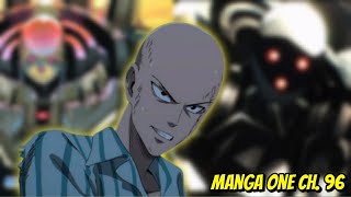 Saitama Vs Robot Pertahanan Sempurna Metal Knight  MANGA ONE 96 [upl. by Alesandrini]