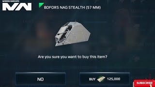 Modern Warships New Cannon BOFORS NAG STEALTH 57mm [upl. by Niccolo]