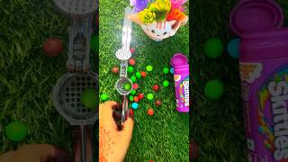 💙💚Wild Skittles crushing asmr videocrushingasmrcrushingasmrskittlescrispycrush💚💙 [upl. by Aneelad]