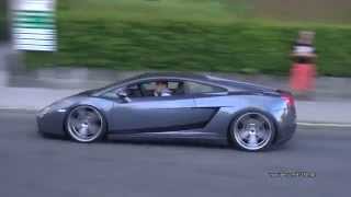 LOW Lamborghini Gallardo Sounds  start up amp acceleration [upl. by Rollie]