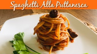 Spaghetti alla Puttanesca I Ricetta Primi Piatti [upl. by Meunier972]