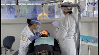 ODONTÓLOGOS DE LA UNAM MOLDEAN SONRISAS DE POLICÍAS DE NEZAHUALCÓYOTL [upl. by Aikas471]