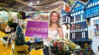 Christmas At The Finest Luxury Shop In The UK  Liberty of London [upl. by Suiravad923]