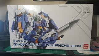 Daban MG 1100 Avalanche Exia with 7 Swords AddOns Unboxing [upl. by Alithia]