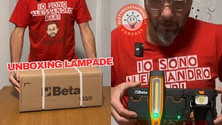 LAMPADE 🔦 SEMPRE CARICHE quando servono Unboxing Beta Utensili [upl. by Jangro]