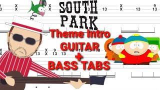 South Park Theme Intro GUITAR  BASS TABS  Tutorial  Lesson Primus [upl. by Beckerman]