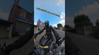 Mirror signal move not move and indicate and expect traffic to stop bikershorts bandit subscribe [upl. by Khan514]