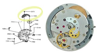 Lemania Cal5100 Disassemble [upl. by Yevoc]