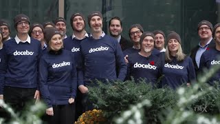 Docebo Inc celebrates their listing on TSX [upl. by Aulea]