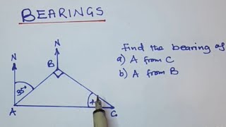 Maths bearings explained [upl. by Gronseth]