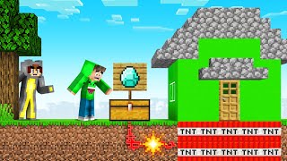 I Made Him BLOW UP His OWN HOUSE In Minecraft troll [upl. by Hsiri]