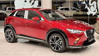 New Mazda CX 3 Sport  2025   15L Luxury SUV  Red Color Exterior and Interior Review [upl. by Charlean]