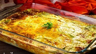 Calabacín al horno con queso  ¡El plato más sabroso de esta temporada  Gustoso TV [upl. by Jerol]