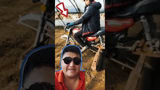 MOTO MODIFICADA👈👈👈shorts viral feedshorts videoshorts construction ingeniosomaquinas tecnica [upl. by Aloysius208]