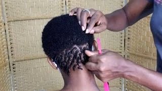 How I Do Coils On My EXTREMELY Short Natural Hair  TWA [upl. by Ethelind952]