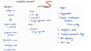 ANCYLOSTOMA DUODENALE NOTES  INFECTIOUS DISEASE  MEDICINE  ONE PAGE NOTES  4TH PROFF  MBBS [upl. by Novelia]