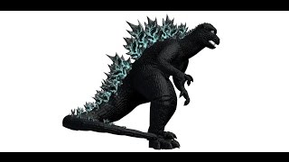 Godzilla 3D Model Turnarounds made in Blender [upl. by Negyam]